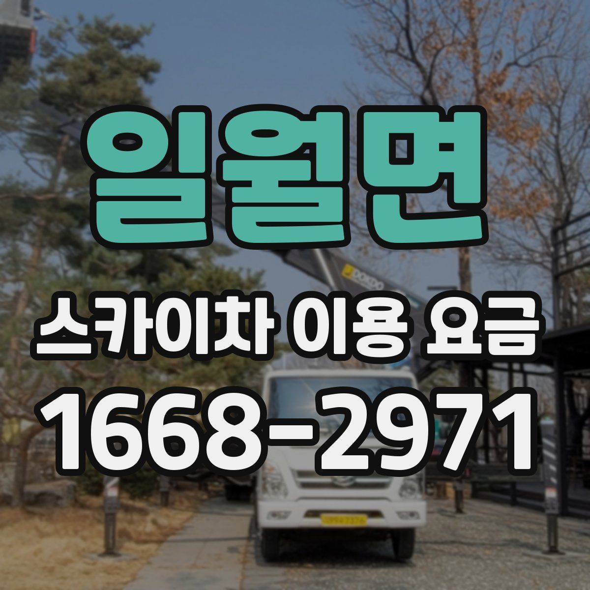 일월면 스카이차 이용 요금