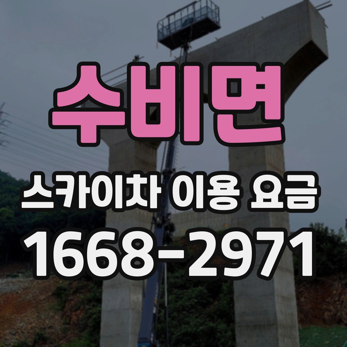 수비면 스카이차 이용 요금