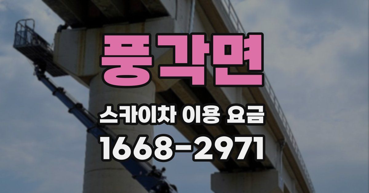 풍각면 스카이차 이용 요금