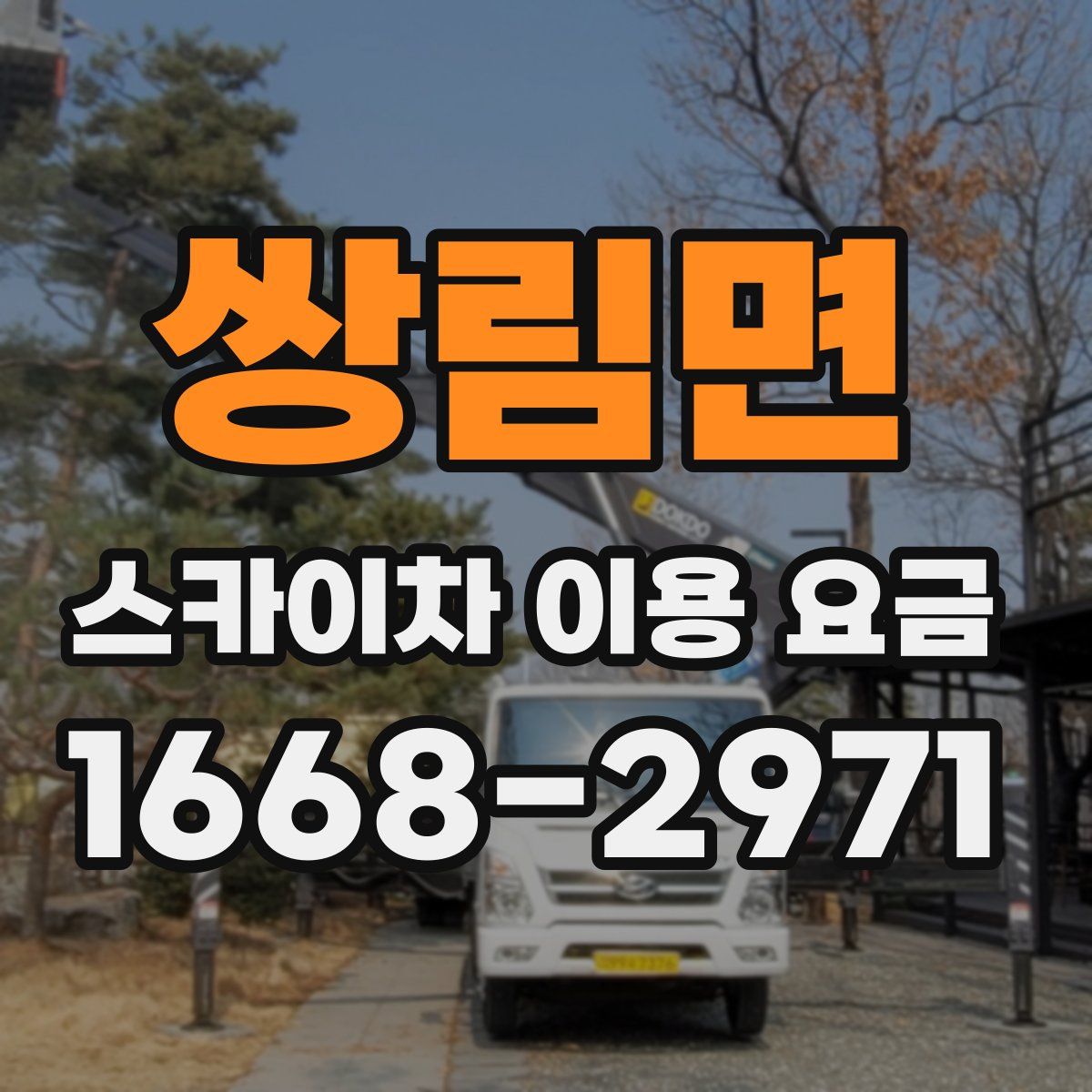쌍림면 스카이차 이용 요금
