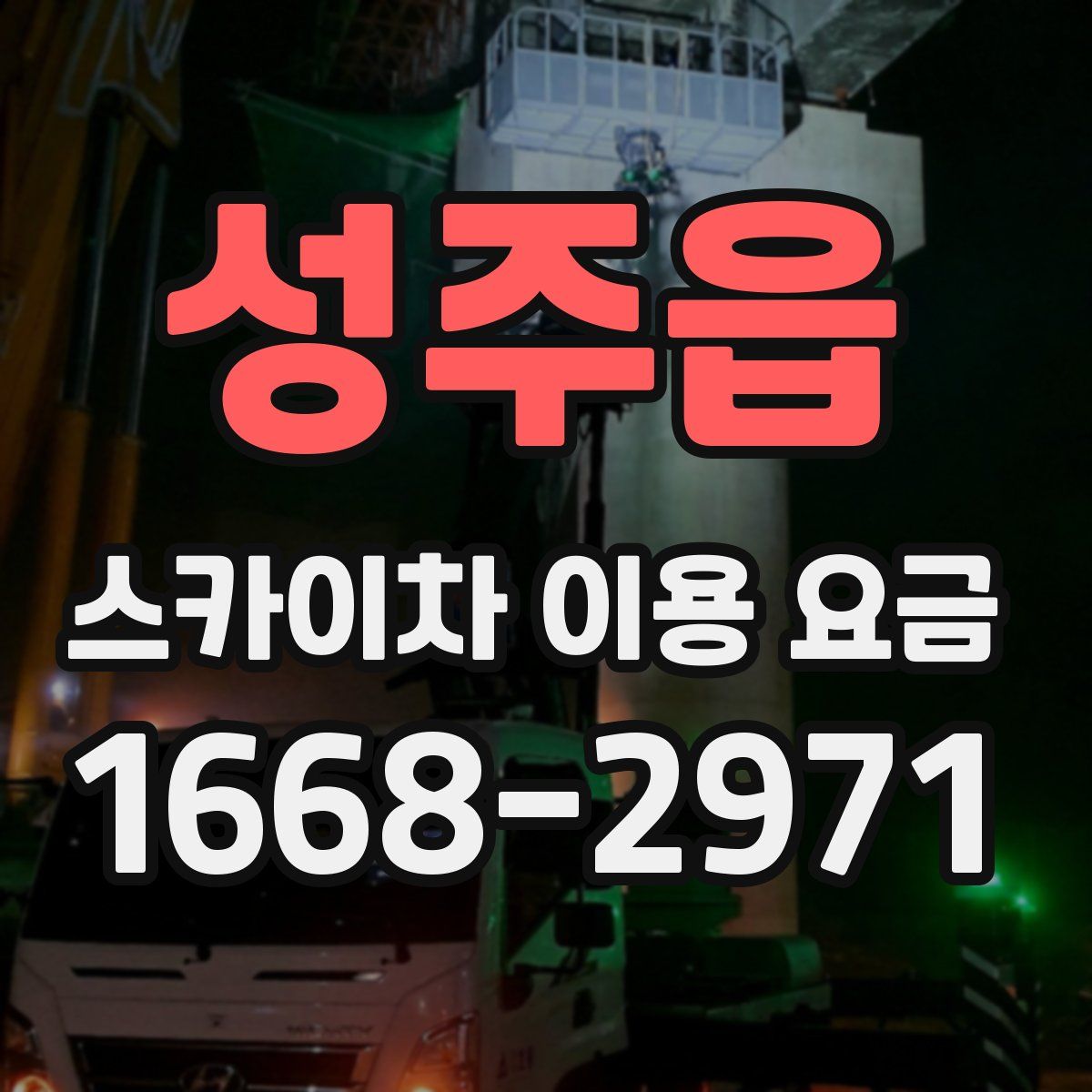 성주읍 스카이차 이용 요금
