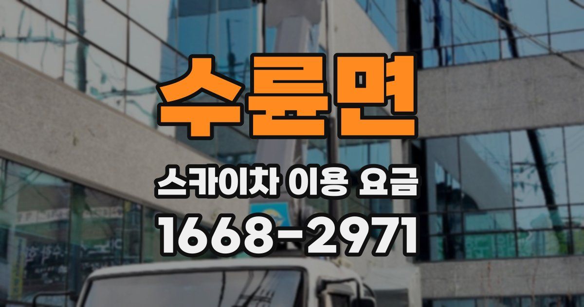 수륜면 스카이차 이용 요금