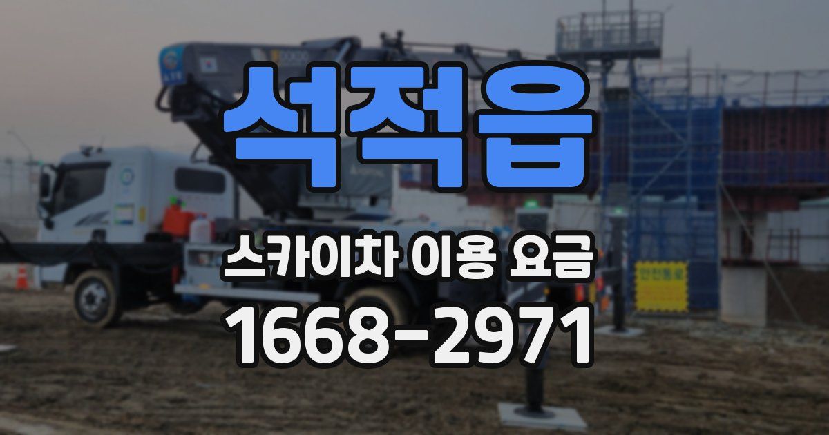 석적읍 스카이차 이용 요금