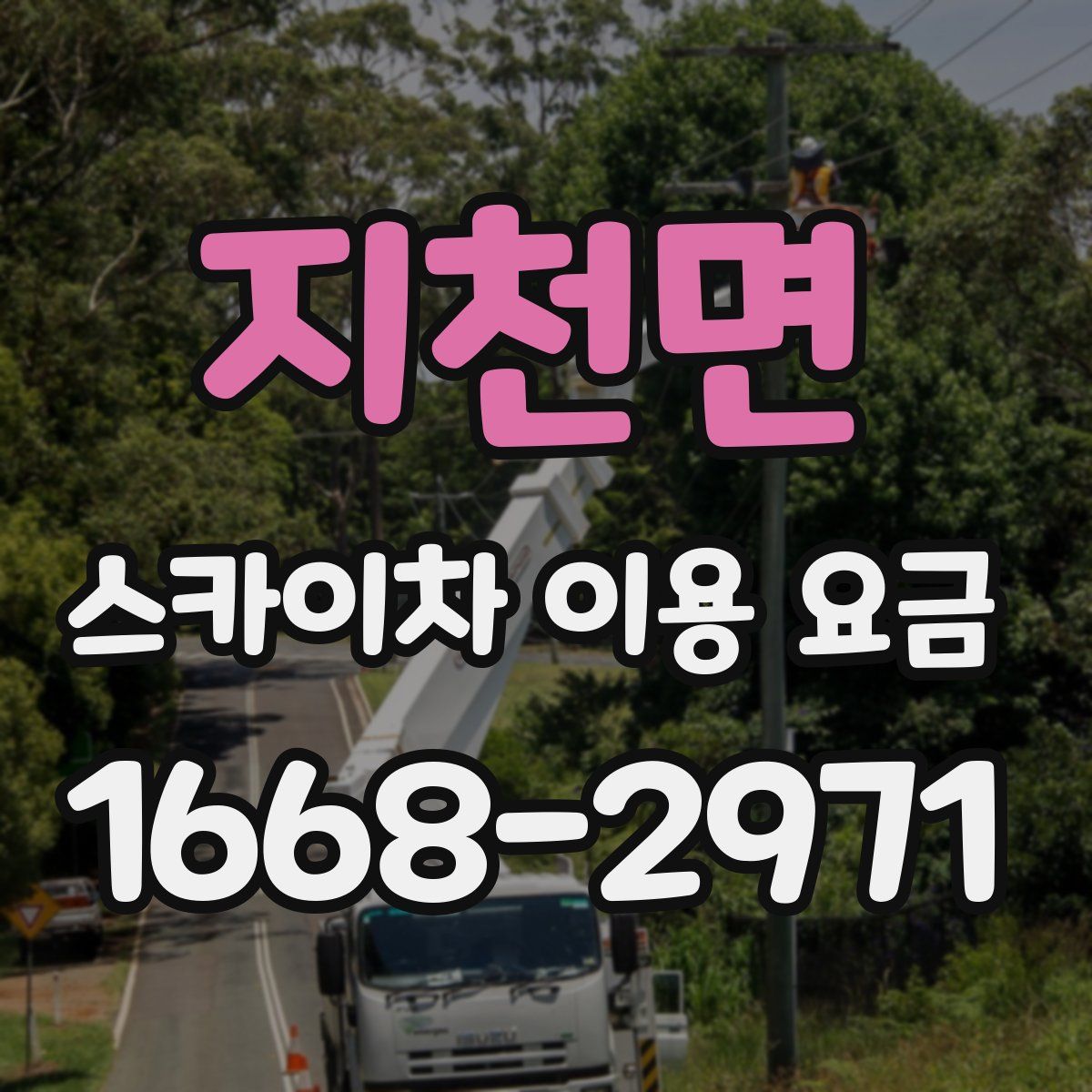 지천면 스카이차 이용 요금