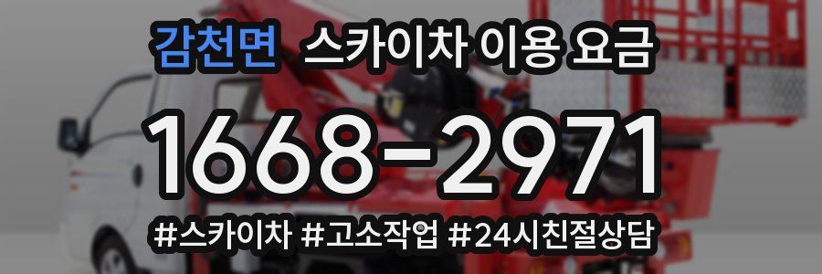 감천면 스카이차 이용 요금