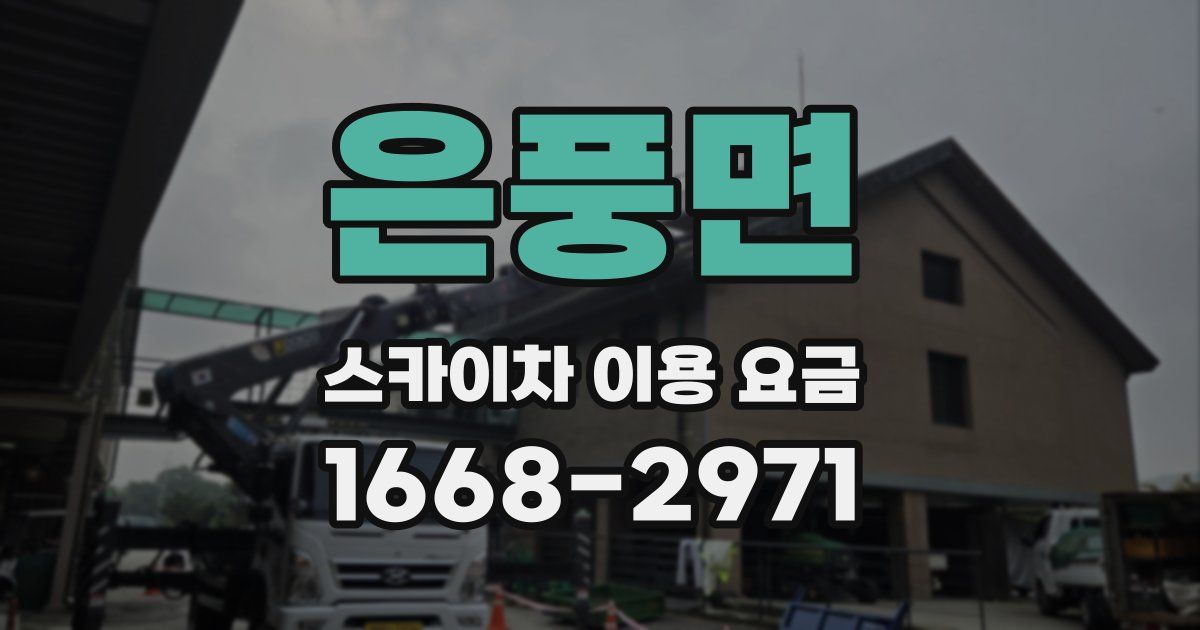 은풍면 스카이차 이용 요금