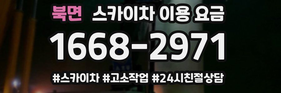 북면 스카이차 이용 요금