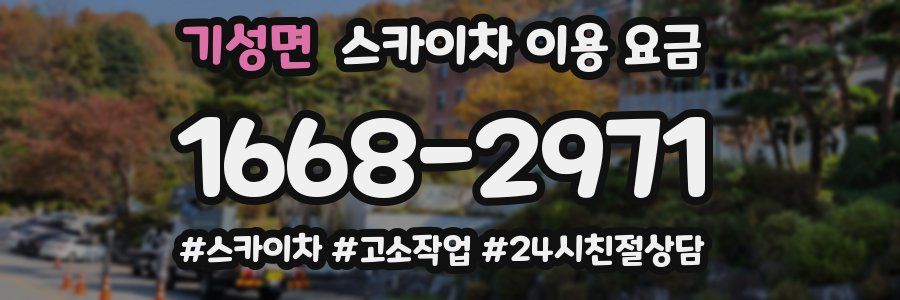 기성면 스카이차 이용 요금