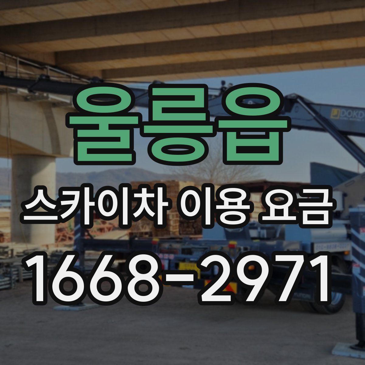 울릉읍 스카이차 이용 요금
