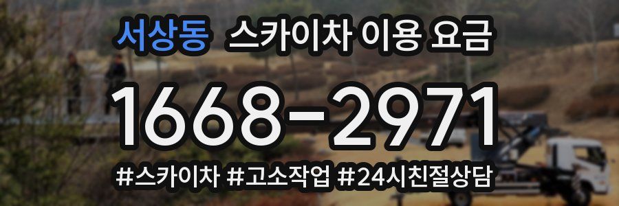 서상동 스카이차 이용 요금