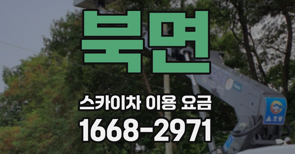 북면 스카이차 이용 요금