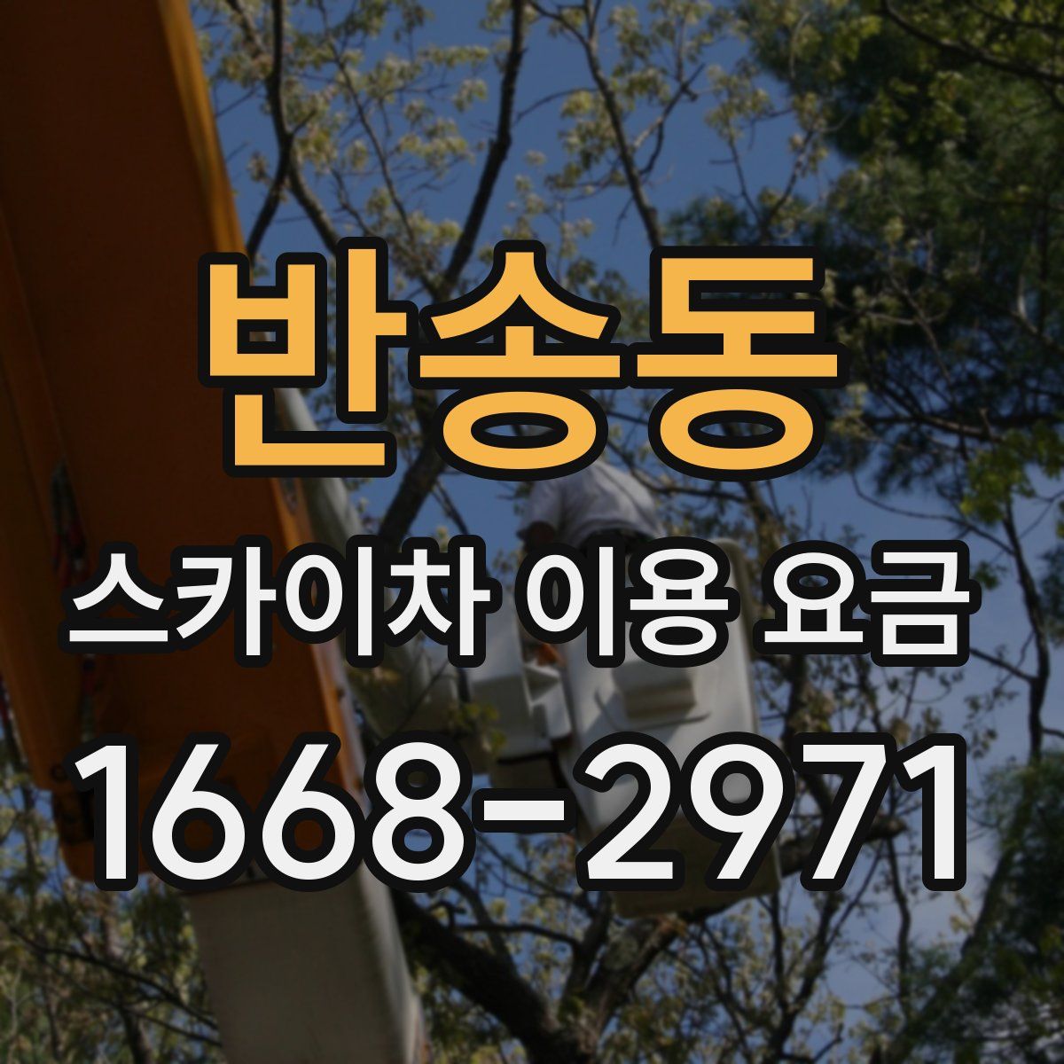 반송동 스카이차 이용 요금