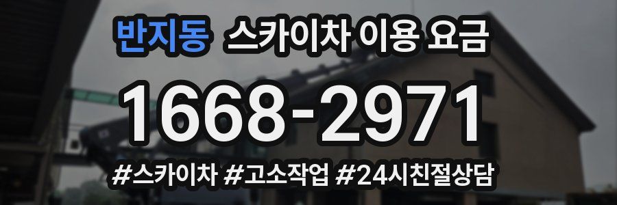 반지동 스카이차 이용 요금