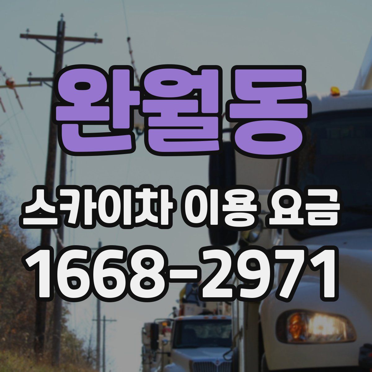 완월동 스카이차 이용 요금