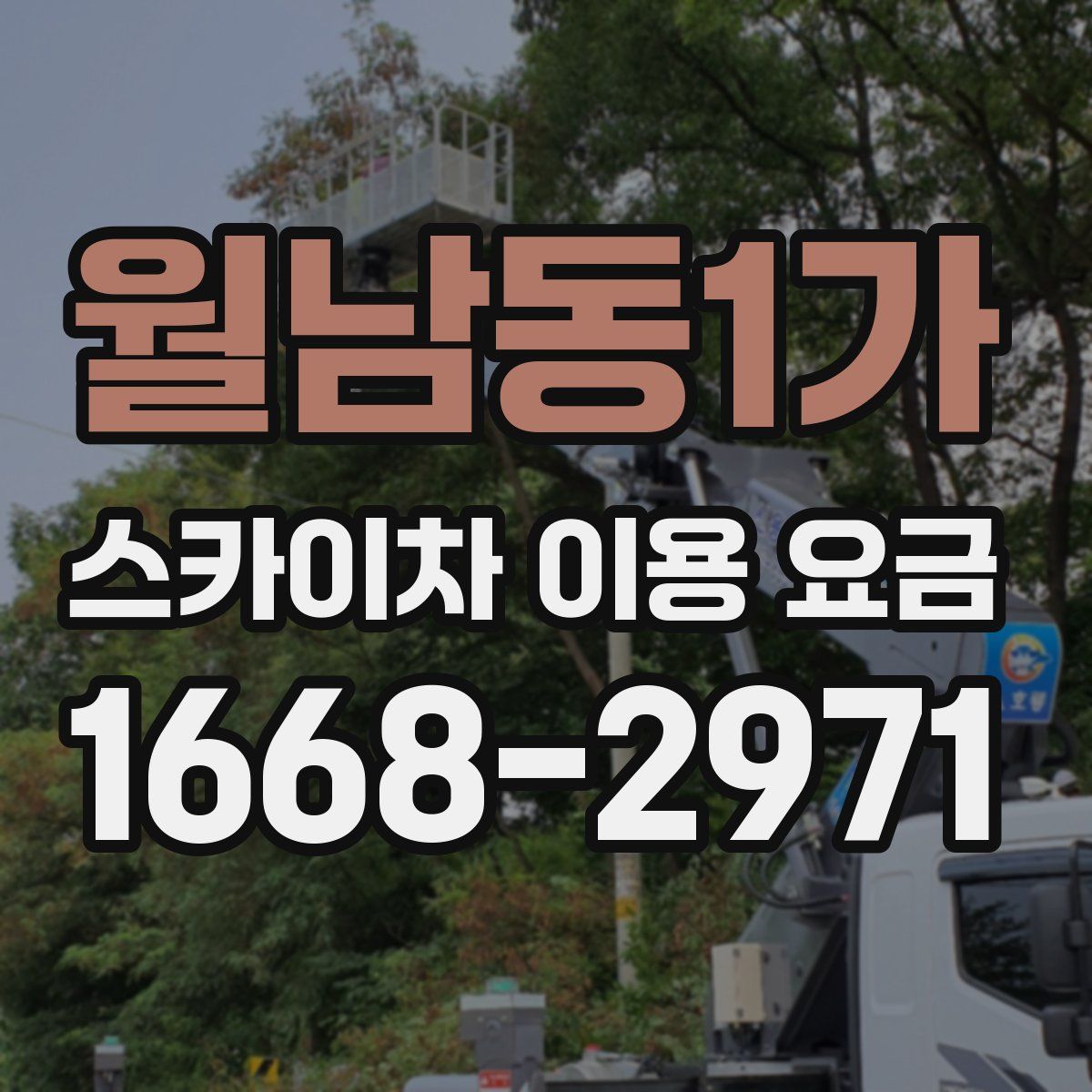 월남동1가 스카이차 이용 요금