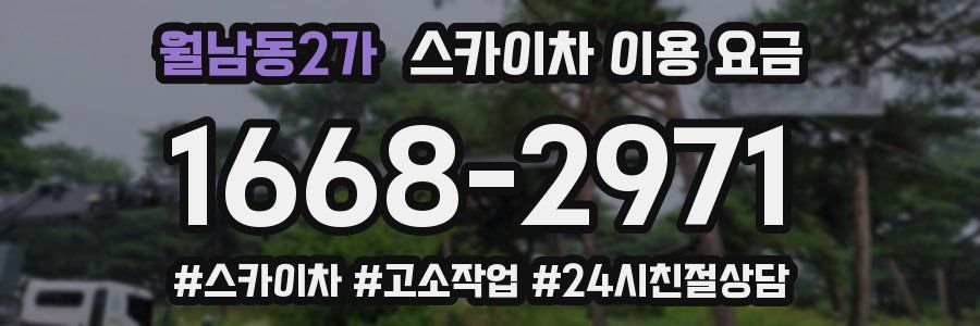 월남동2가 스카이차 이용 요금