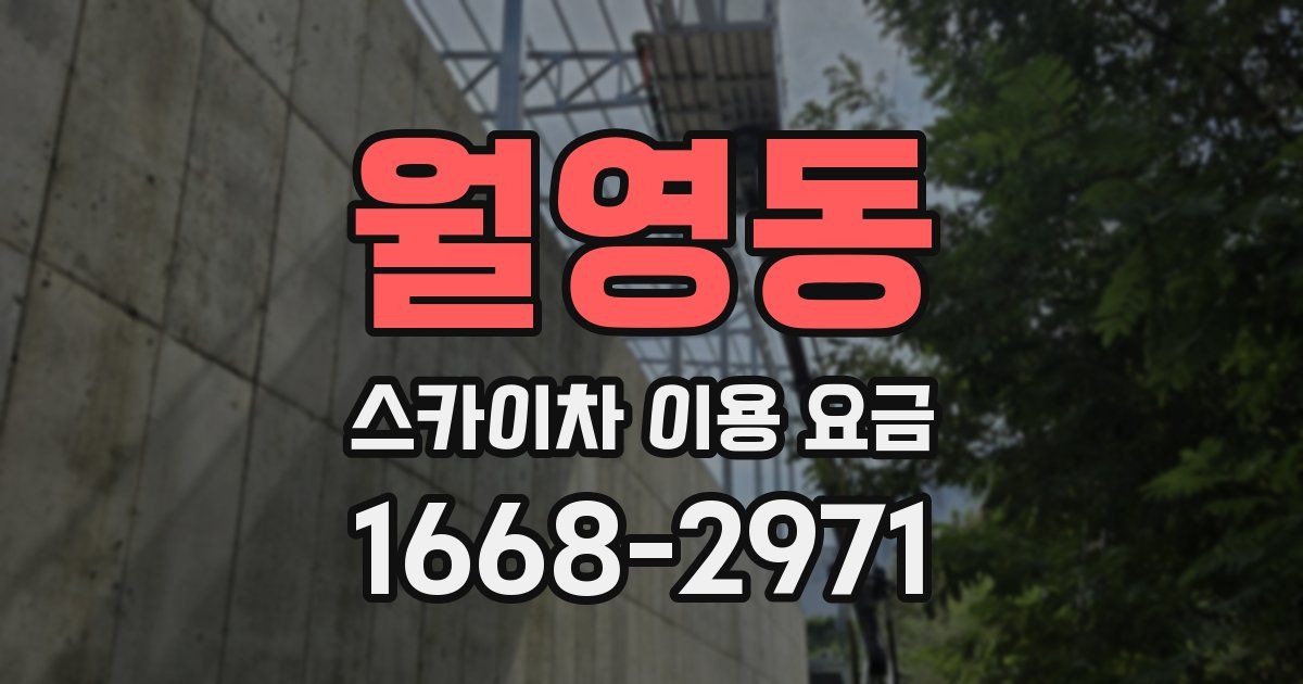 월영동 스카이차 이용 요금