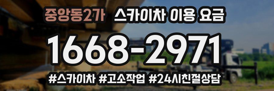 중앙동2가 스카이차 이용 요금