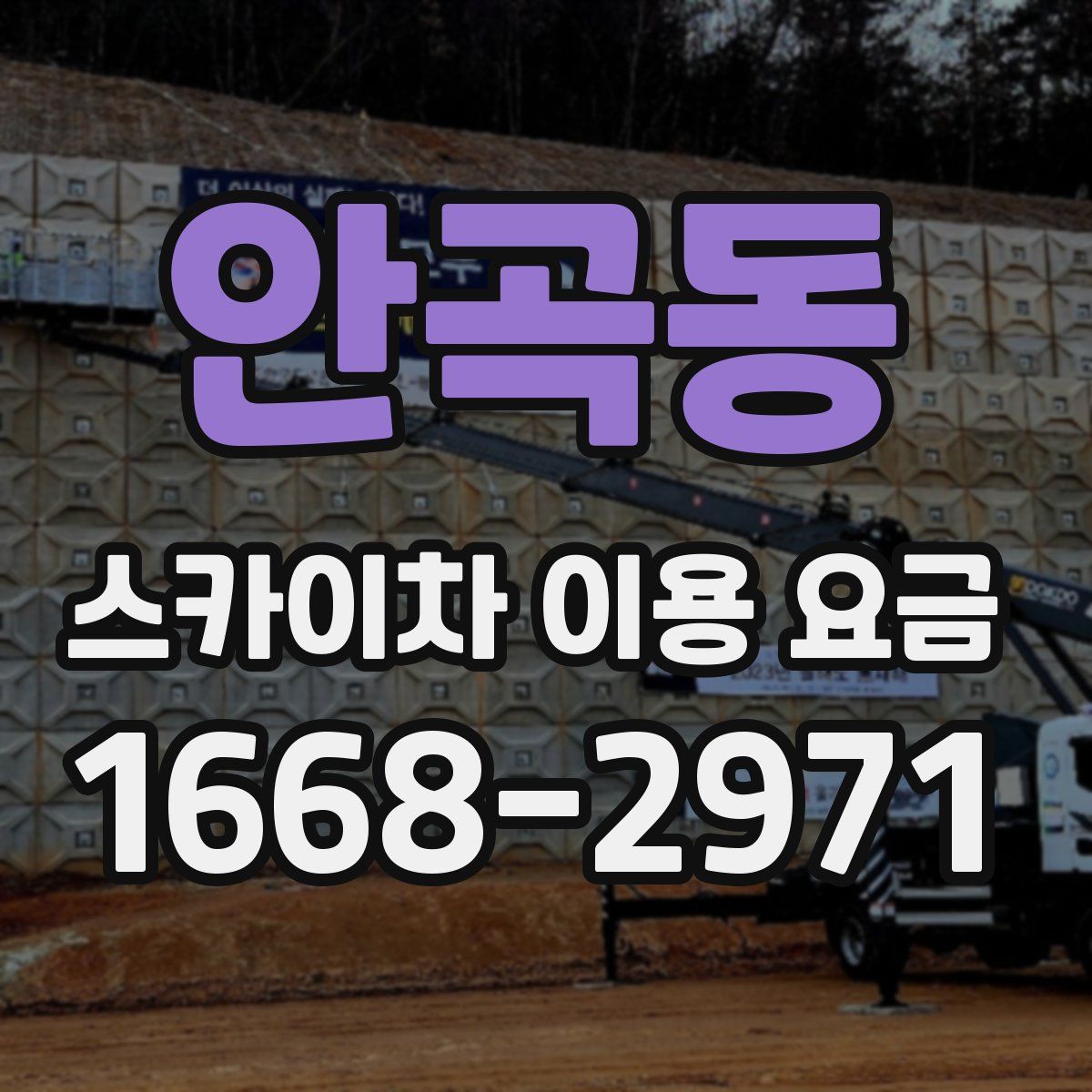 안곡동 스카이차 이용 요금