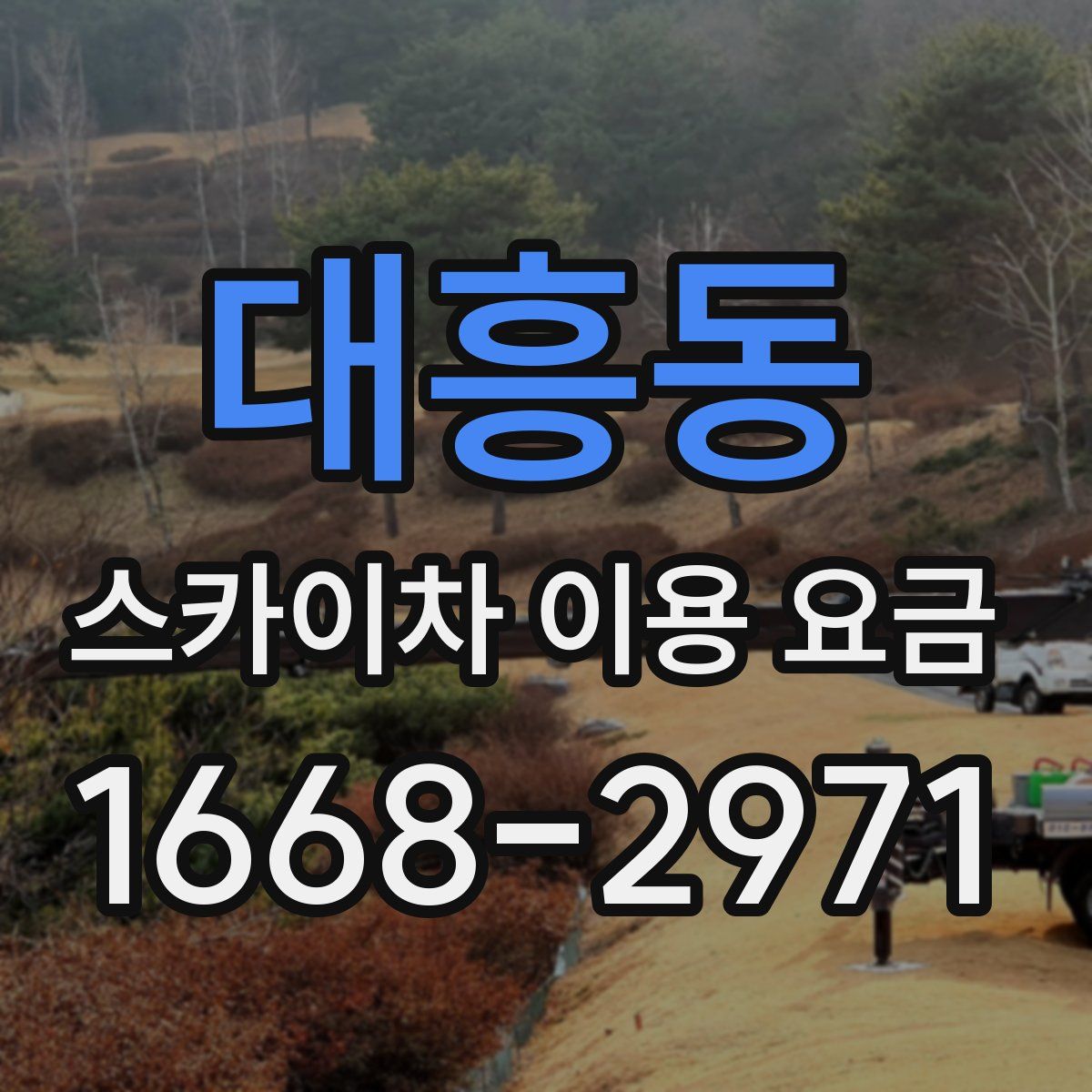 대흥동 스카이차 이용 요금