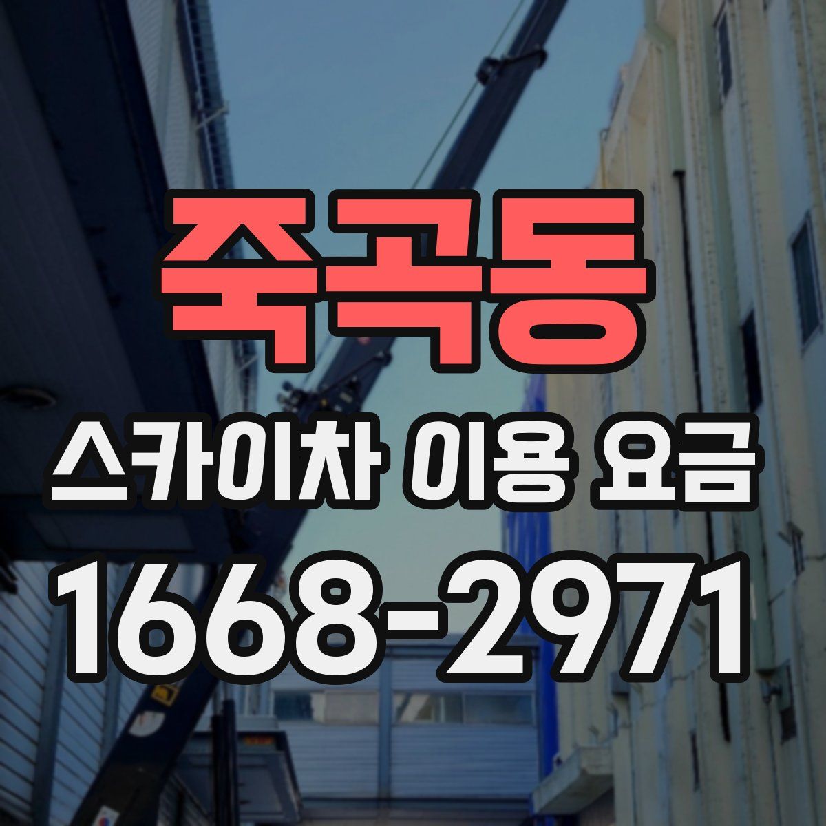 죽곡동 스카이차 이용 요금