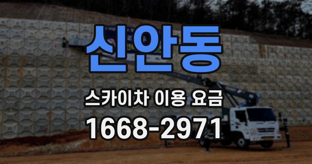 신안동 스카이차 이용 요금
