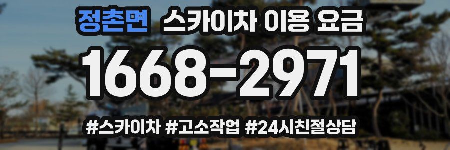 정촌면 스카이차 이용 요금
