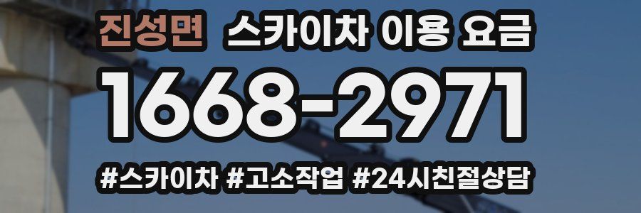 진성면 스카이차 이용 요금