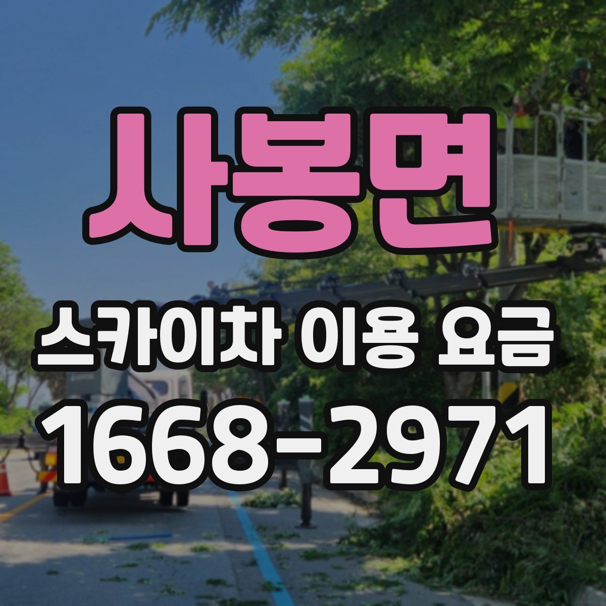사봉면 스카이차 이용 요금