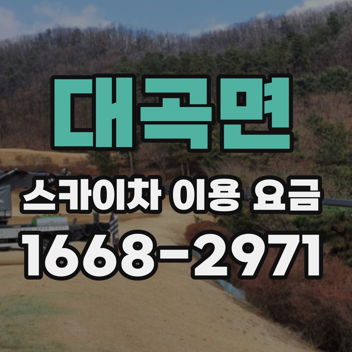 대곡면 스카이차 이용 요금