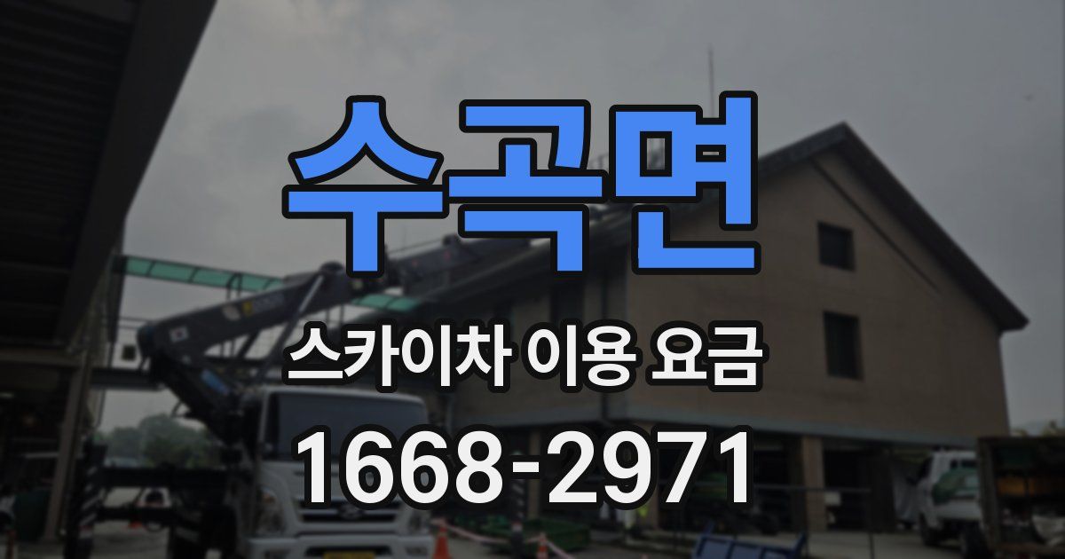 수곡면 스카이차 이용 요금