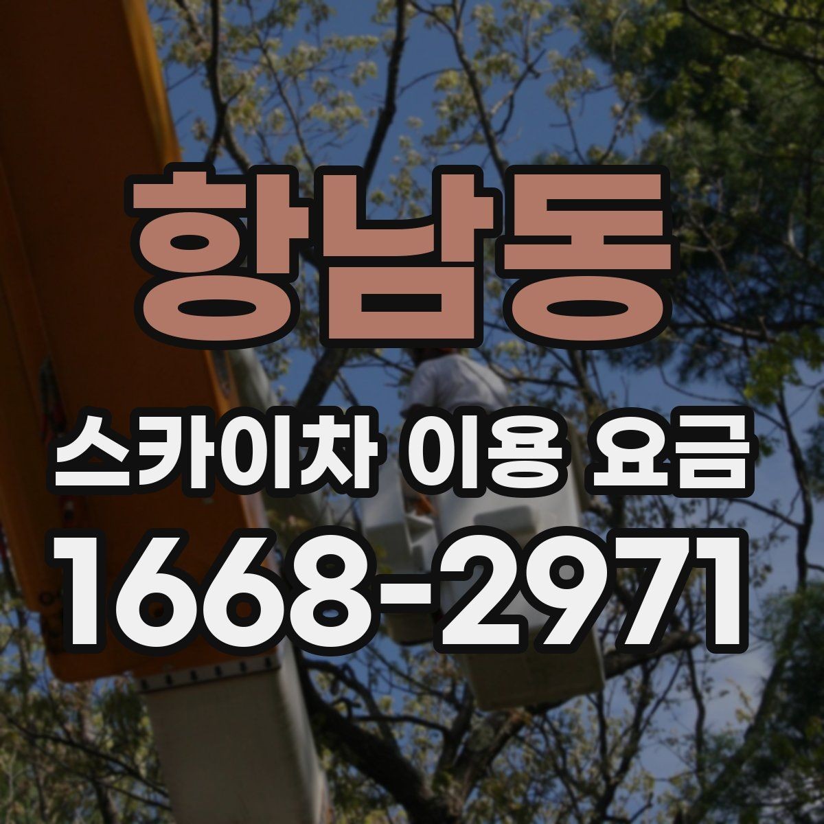 항남동 스카이차 이용 요금 상담 시 물어봐야 할 질문