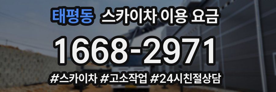 태평동 스카이차 이용 요금