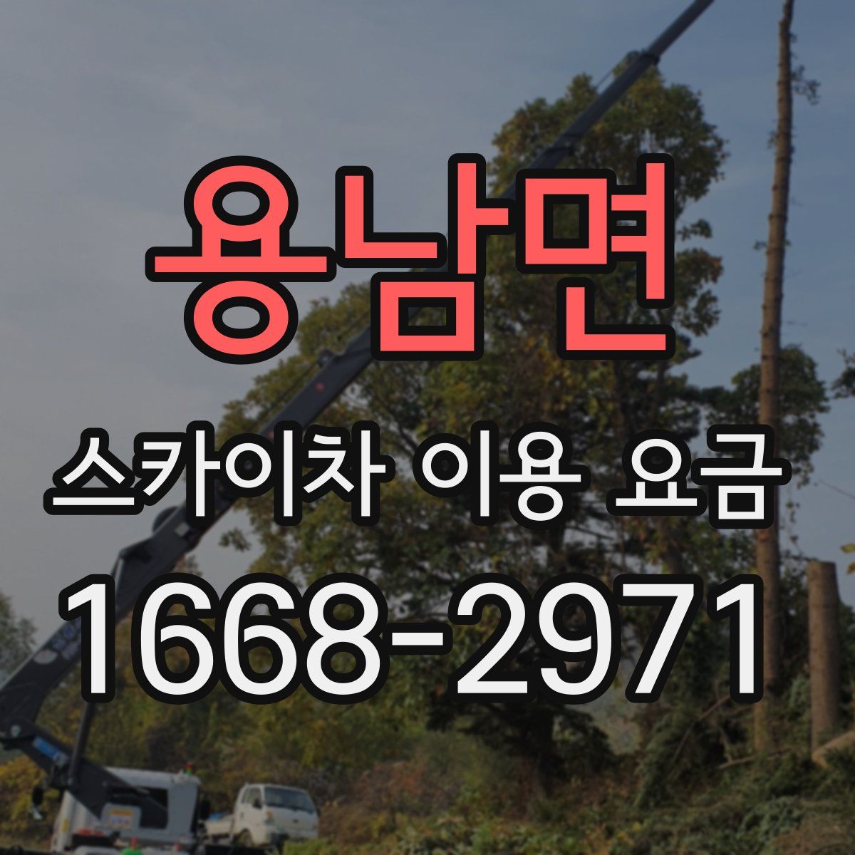 용남면 스카이차 이용 요금