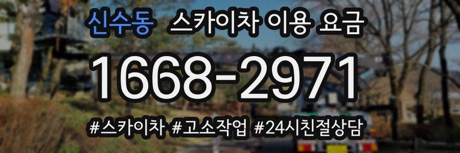 신수동 스카이차 이용 요금