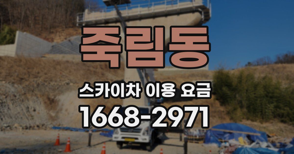 죽림동 스카이차 이용 요금