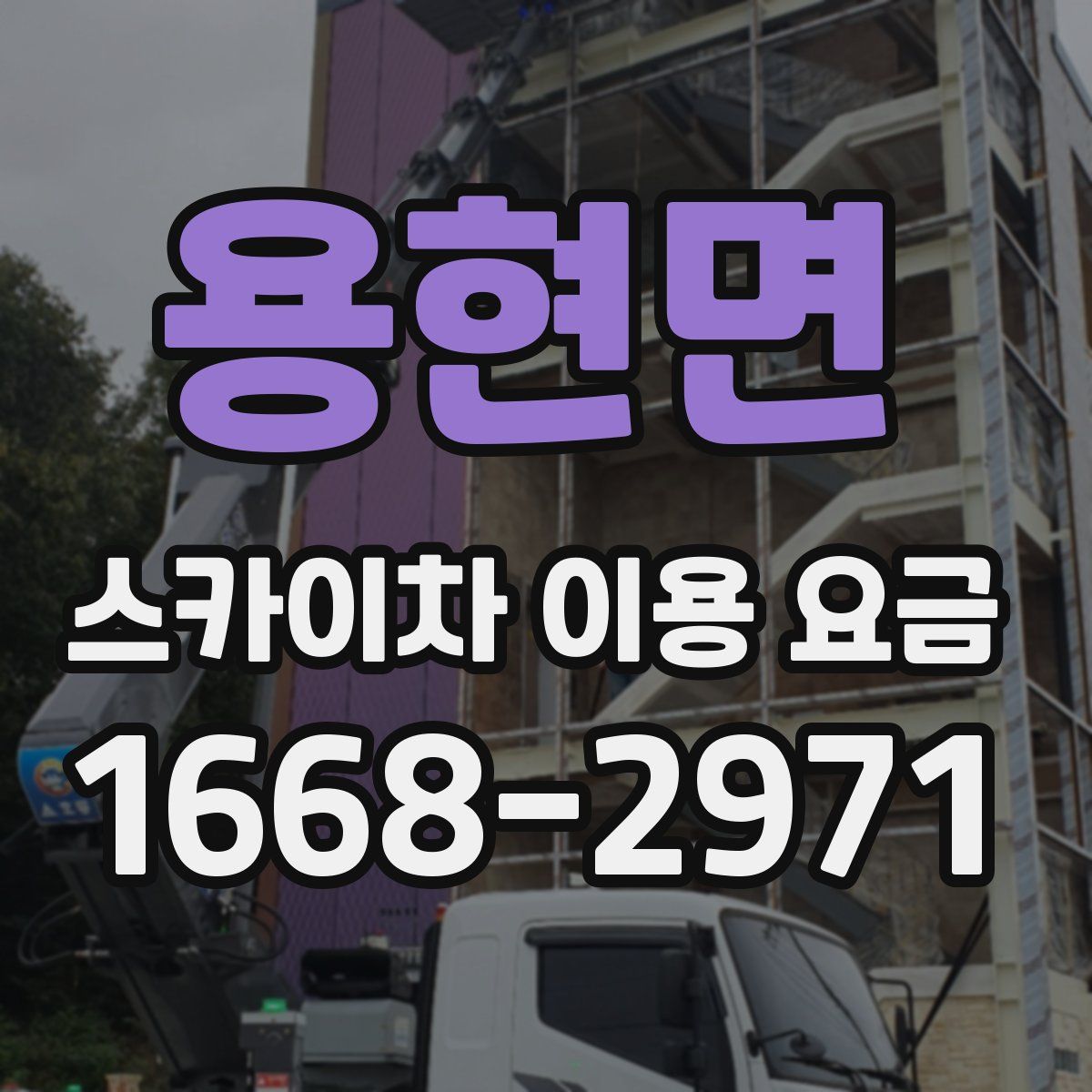 용현면 스카이차 이용 요금
