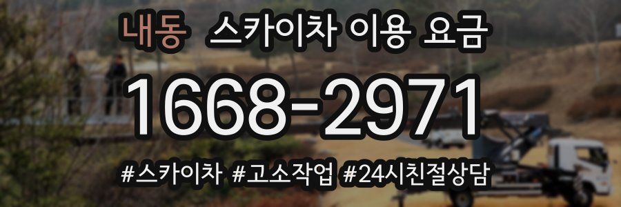 내동 스카이차 이용 요금