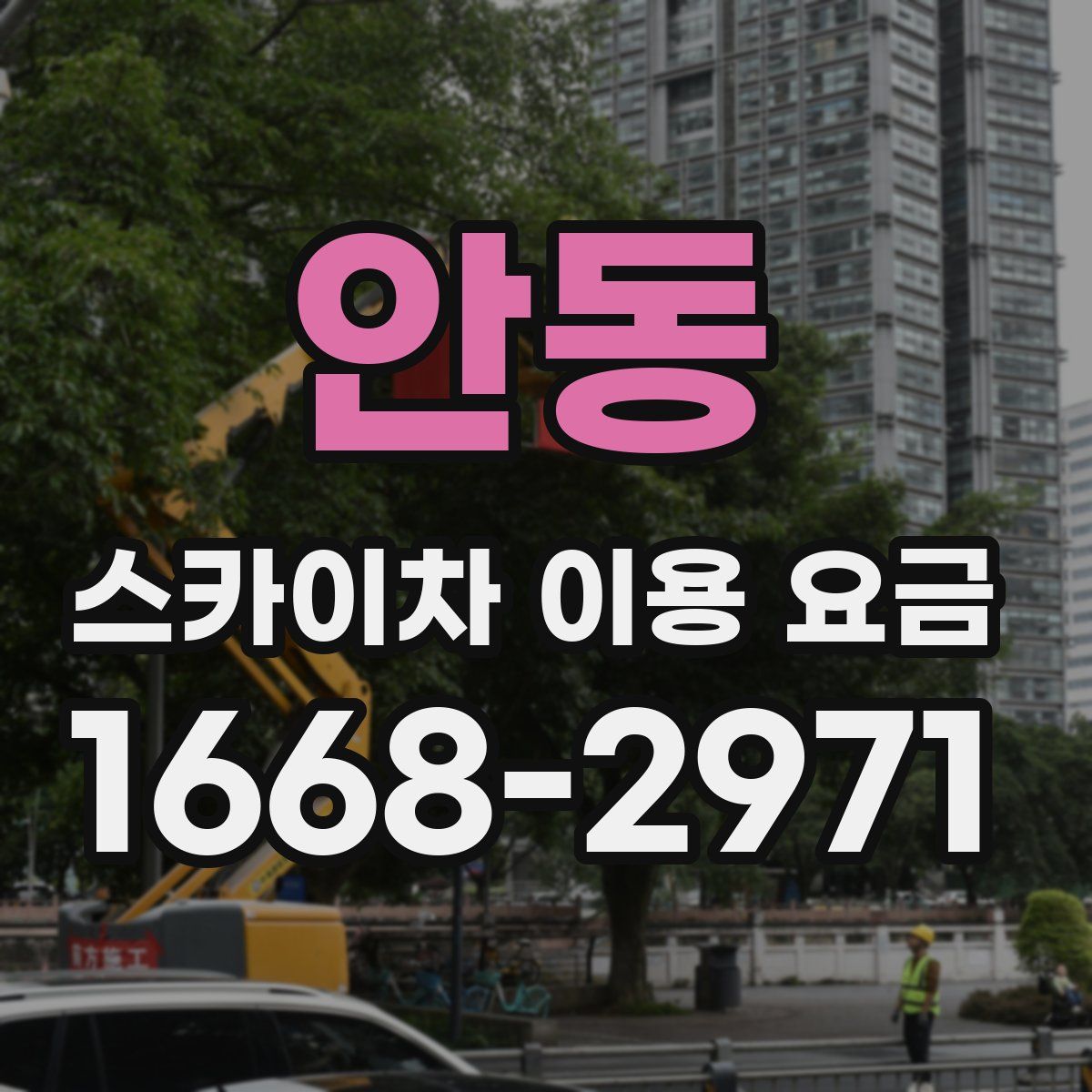 안동 스카이차 이용 요금