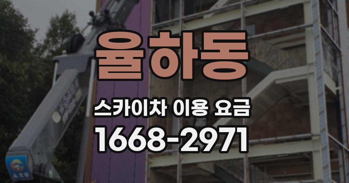 율하동 스카이차 이용 요금