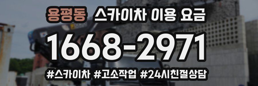 용평동 스카이차 이용 요금