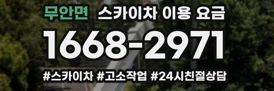 무안면 스카이차 이용 요금
