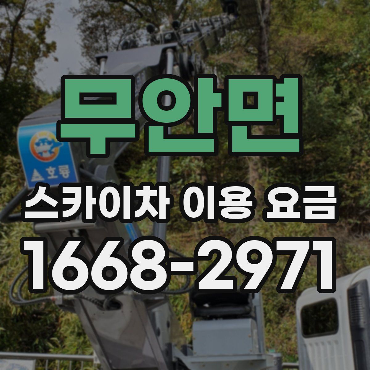 무안면 스카이차 이용 요금