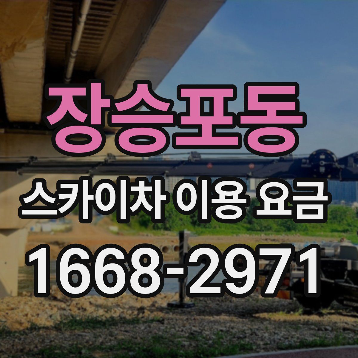 장승포동 스카이차 이용 요금