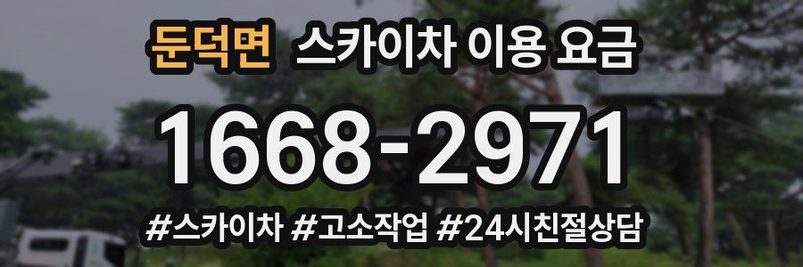 둔덕면 스카이차 이용 요금