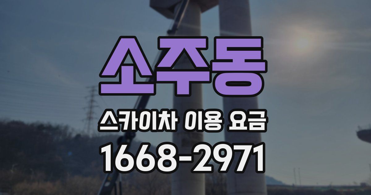 소주동 스카이차 이용 요금