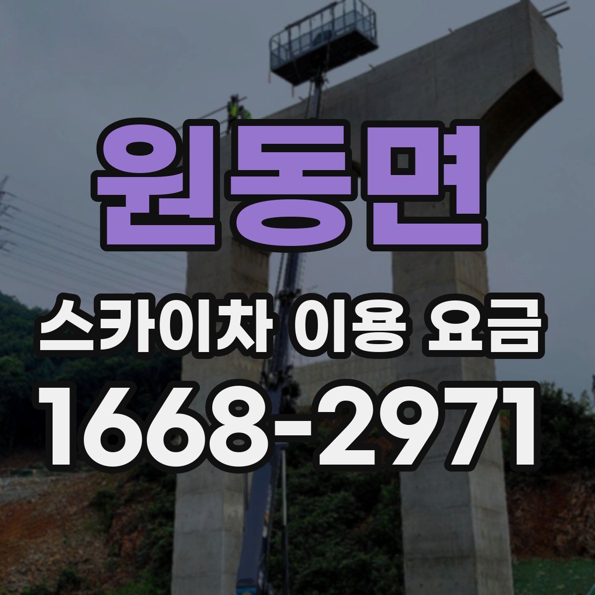원동면 스카이차 이용 요금