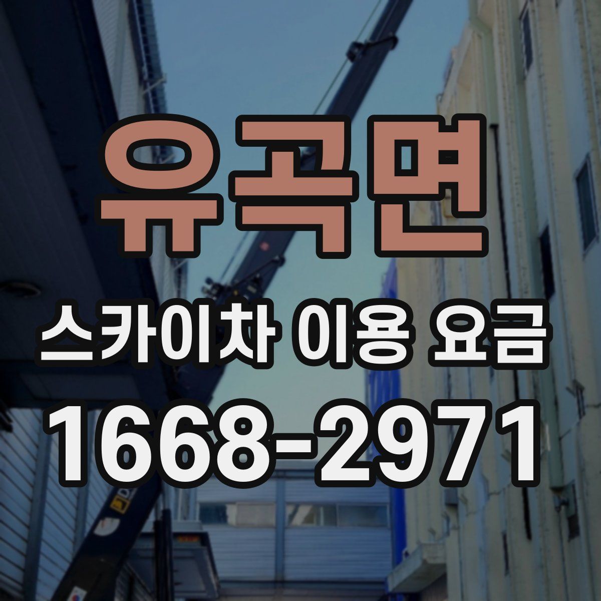 유곡면 스카이차 이용 요금
