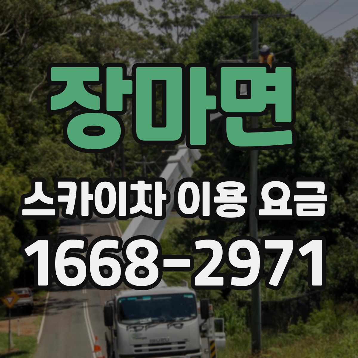 장마면 스카이차 이용 요금