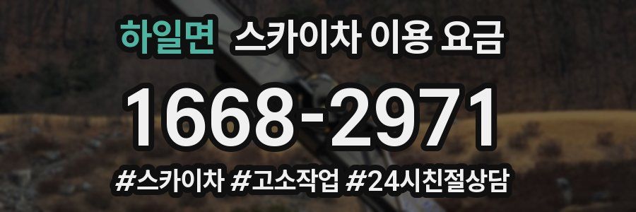 하일면 스카이차 이용 요금